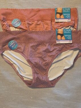 Vanity Fair Effortless Lace Hipster Panties Set Of 2 Size 6 M